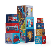 Crocodile Creek - Things That Go 123 Stacking Blocks