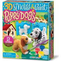 4M - 3D Mould & Paint Puppy Dogs