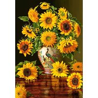 Castorland - Sunflowers In A Peacock Vase Puzzle 1000pc
