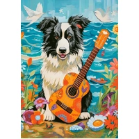 Castorland - Collie, Guitar And The Sea Puzzle 500pc