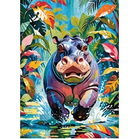 Cherry Pazzi - Happy Hippo Puzzle 500pc