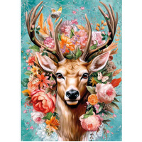 Cherry Pazzi - Flower Deer Puzzle 1000pc