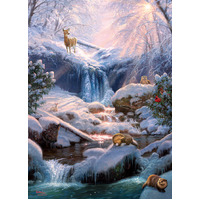 Cobble Hill - Mystic Falls In Winter Puzzle 1000pc