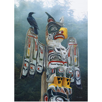 Cobble Hill - Totem Pole In The Mist Puzzle 1000pc