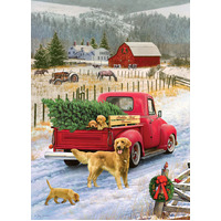 Cobble Hill - Christmas On The Farm Puzzle 1000pc