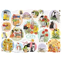 Cobble Hill - Cat Thoughts Puzzle 1000pc