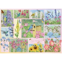 Cobble Hill - Garden Birds In Summer Puzzle 500pc