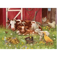 Cobble Hill - Barnyard Babies Family Puzzle 350pc