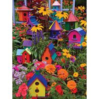 Cobble Hill - Birdhouses Large Piece Puzzle 275pc