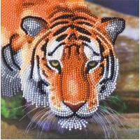 Craft Buddy - DIY CrystalArt Card Kit - Tiger