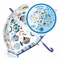 Djeco - Fish Themed Colour Change PVC Child Umbrella