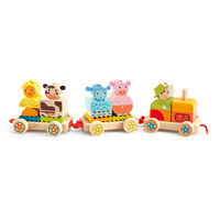 Djeco - Creaferme Pull Along Train