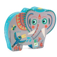 Djeco - Asian Elephant Puzzle 24pcs