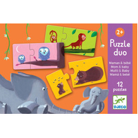 Djeco - Mum & Baby Duo Puzzles