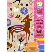 Djeco - Woodland Wonderland Coloured Sand Kit