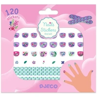 Djeco - Petit Flowers Nail Stickers (120 pack)