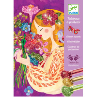 Djeco - Scent of Flowers Glitter Boards