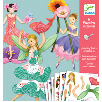 Djeco - Fairies Paper Puppets