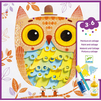 Djeco - Oh, It's Fantastic Paint and Collage Set