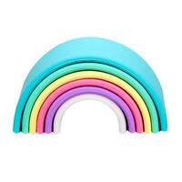 dena toys - RAINBOW Pastel 6pc