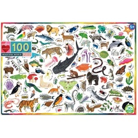 eeBoo - Beautiful World Puzzle 100pc