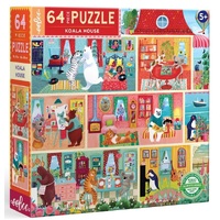 eeBoo - Koala House Puzzle 64pc