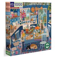 eeBoo - Blue Kitchen Puzzle 1000pc