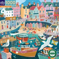 eeBoo - Seaside Harbour Puzzle 1000pc