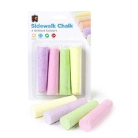 EC - Sidewalk Chalk Fluorescent (pack of 4)