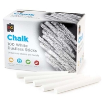 EC - Chalk Dustless White (box of 100)