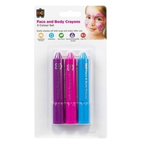 EC - Face and Body Crayons (set of 3)