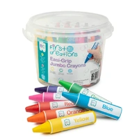First Creations - Easi-Grip Jumbo Crayons (tub of 32)