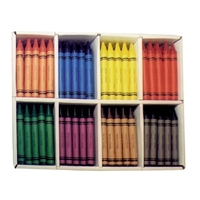 Jumbo Crayons School Set (8 Colours/200 crayons)