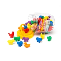Learning Can Be Fun - Counters Farm Animals (72 pack)