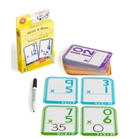 Learning Can Be Fun  Write & Wipe Multiplication Flash Cards with Marker