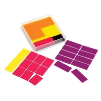 Learning Can Be Fun - Fraction Squares (51 pieces)