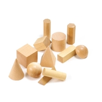 Learning Can Be Fun - Wooden Geometric Solids (set of 12)