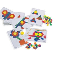 Learning Can Be Fun - Pattern Block Picture Cards