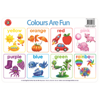 Learning Can Be Fun - Colours are Fun Placemat