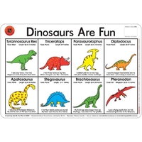 Learning Can Be Fun - Dinosaurs Are Fun Placemat