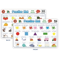 Learning Can Be Fun - Practise Mat - First Words