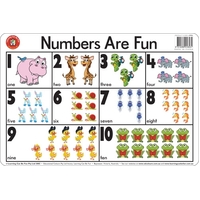 Learning Can Be Fun - Numbers Are Fun Placemat