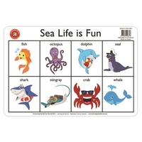 Learning Can Be Fun - Sealife Placemat