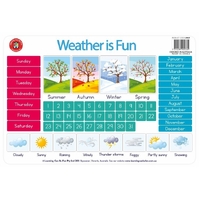 Learning Can Be Fun - Weather Chart Placemat
