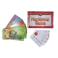 Learning Can Be Fun - Play Money Wallet Set
