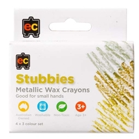 EC - Stubbies Metallic Crayon (12 pack)