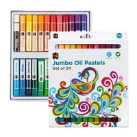 EC - Jumbo Oil Pastels (24 Pack)