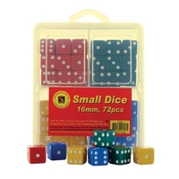 Learning Can Be Fun - Small Dice 16mm (72 pack)