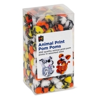 EC - Pom Poms Animal Print (300 pack)
