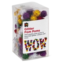 EC - Pom Poms Glitter (200 pack)